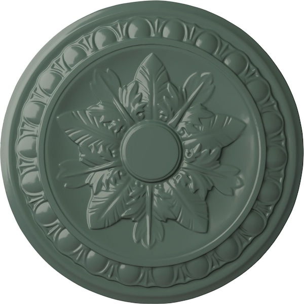 Ekena Millwork Exeter Ceiling Medallion (Fits Canopies up to 3 1/8"), Hand-Painted Cloud Burst, 17 3/4"OD x 1 1/8"P CM17EXCBF - main